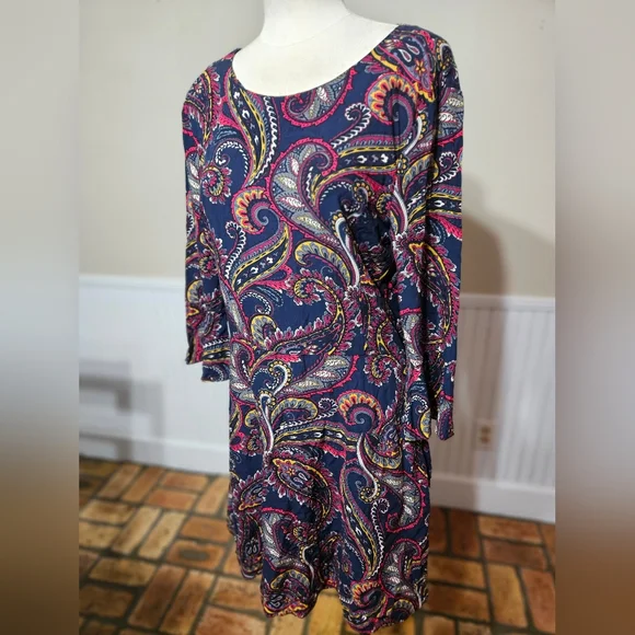 Banana Republic Boho Dress Size 6 - Picture 2 of 4